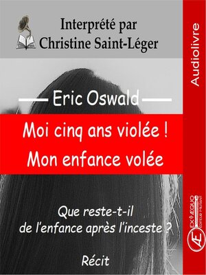 cover image of Moi cinq ans violée ! Mon enfance volée